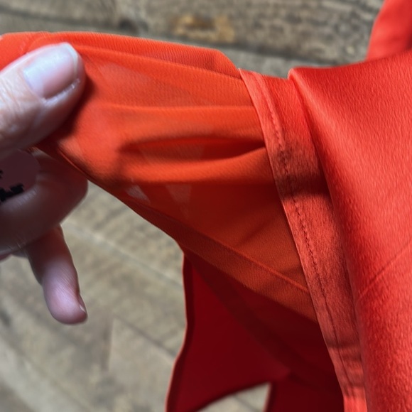 BOSS Hugo Boss Orange Sleeveless Blouse Size 14 - Picture 5 of 6